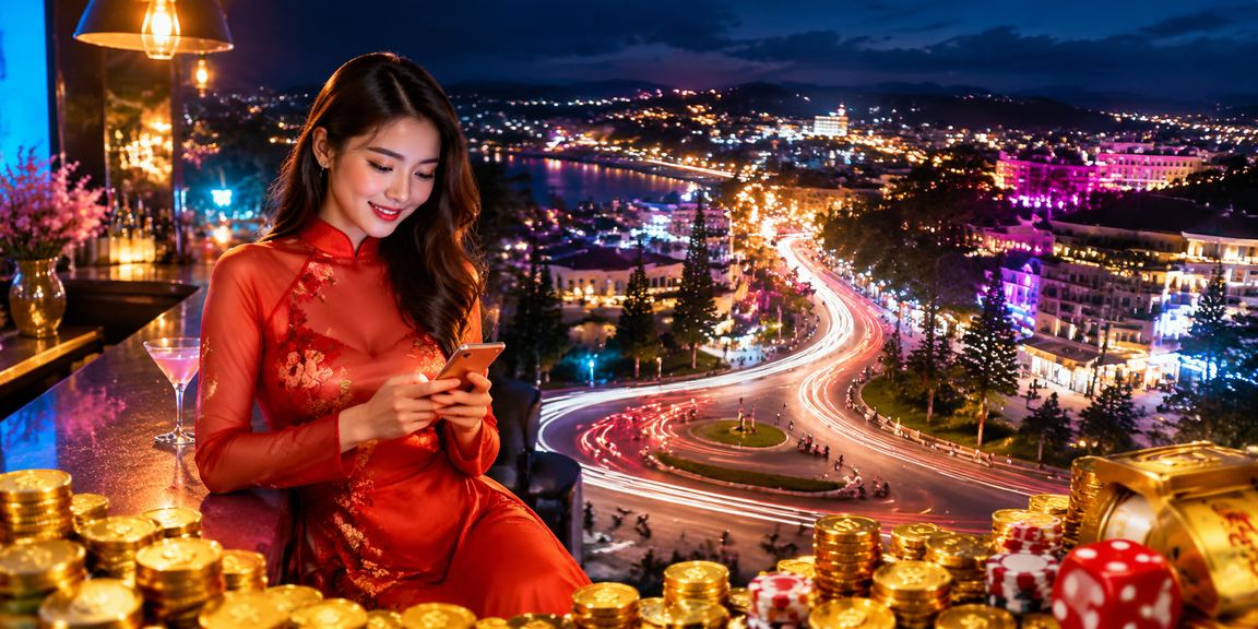 Không gian giải trí Việt Nam minh họa nền tảng cá cược và casino trực tuyến